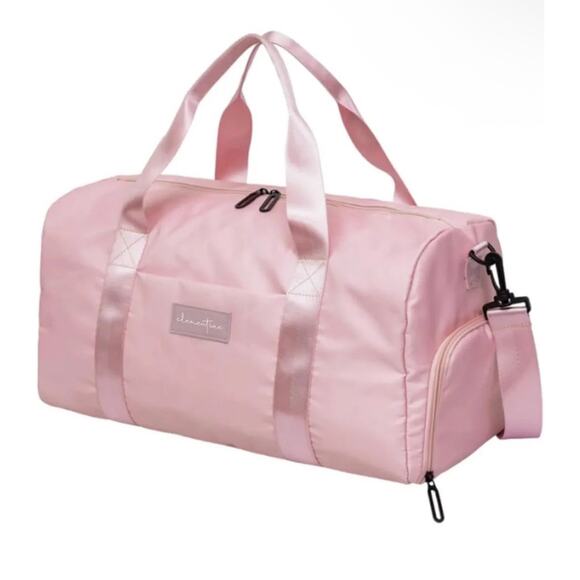 Clementine Handbags - NEW Pink Duffel Weekender Tote Bag by Clementine